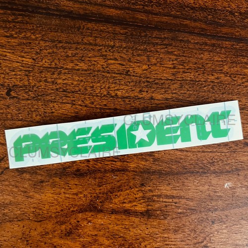 President ham radio vinyl - cb/ham,