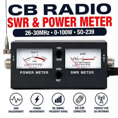 Radio swr meter power - radio,