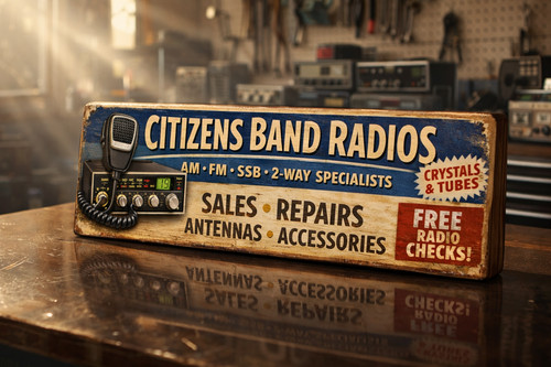 Radio sign vintage - sign, citizen