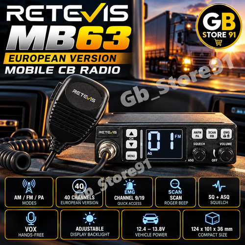 Retevis mb63 radio station - retevis,