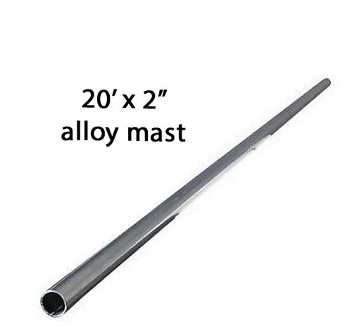 Foot mast inch - 20', x