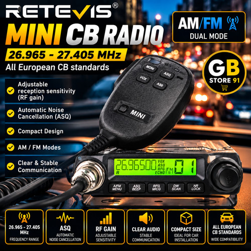 Retevis mobile transceiver - retevis,