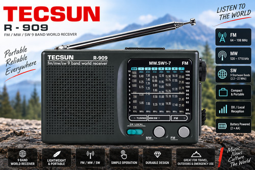 Tecsun 909 band - tecsun, sw
