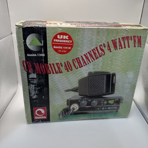 Danita 1240 boxed radio - danita,