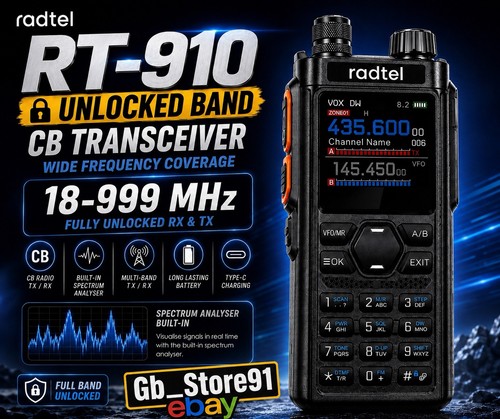 Radtel 910 999mhz - radtel, rt-910